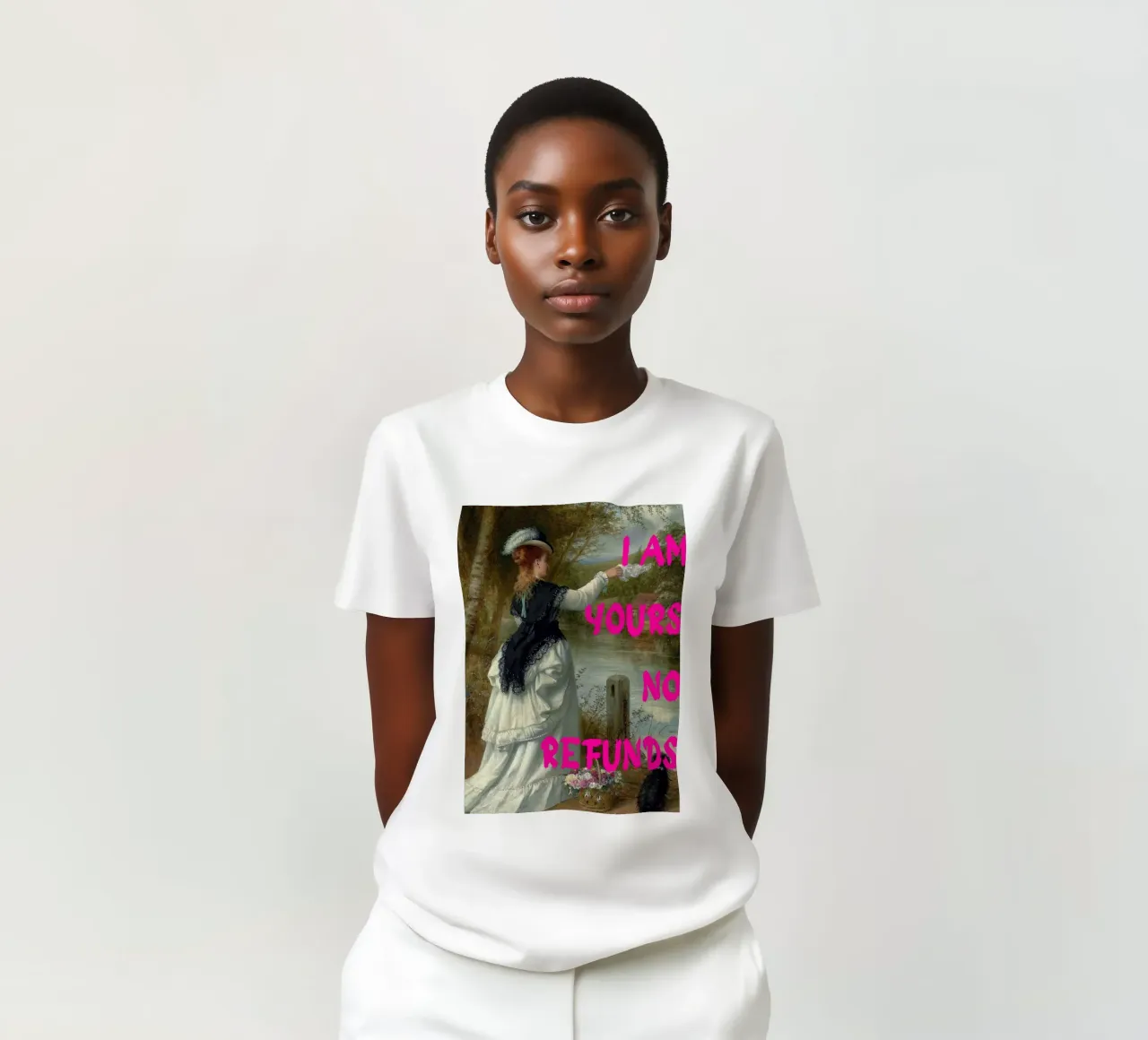 "Tuo, nessun rimborso" - Pop Art, Remix classico, umoristico, audace t-shirt da NorwesClub