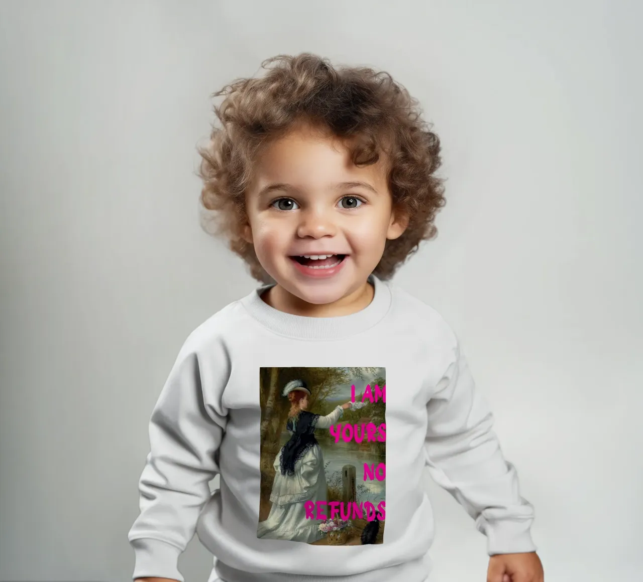 "Tuo, nessun rimborso" - Pop Art, Remix classico, umoristico, audace felpa neonato da NorwesClub