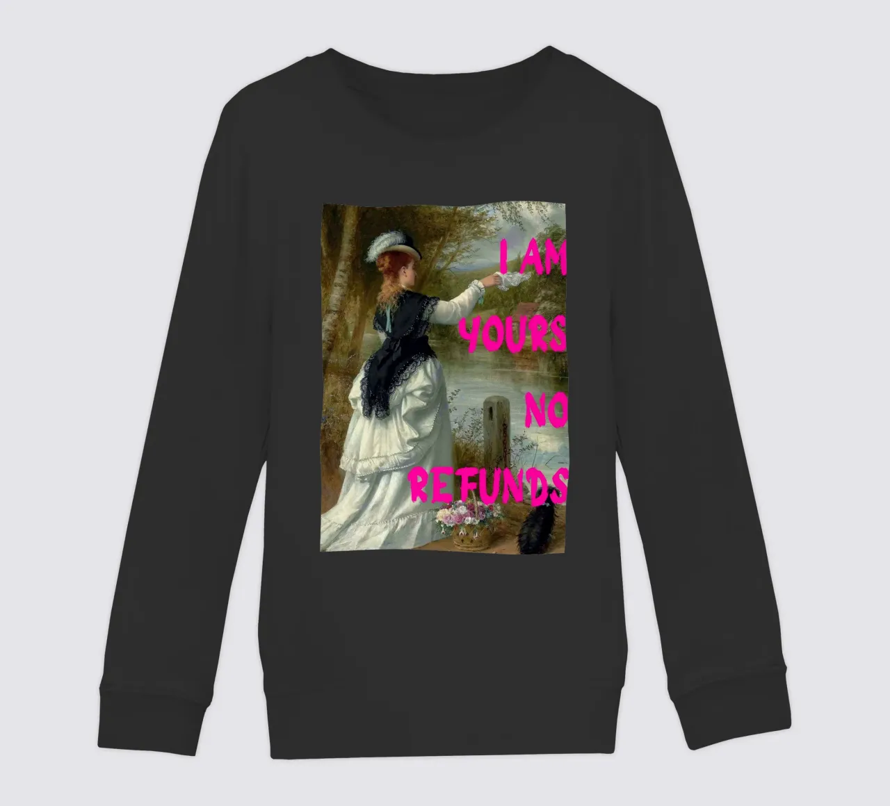 "Tuo, nessun rimborso" - Pop Art, Remix classico, umoristico, audace felpa bambino da NorwesClub