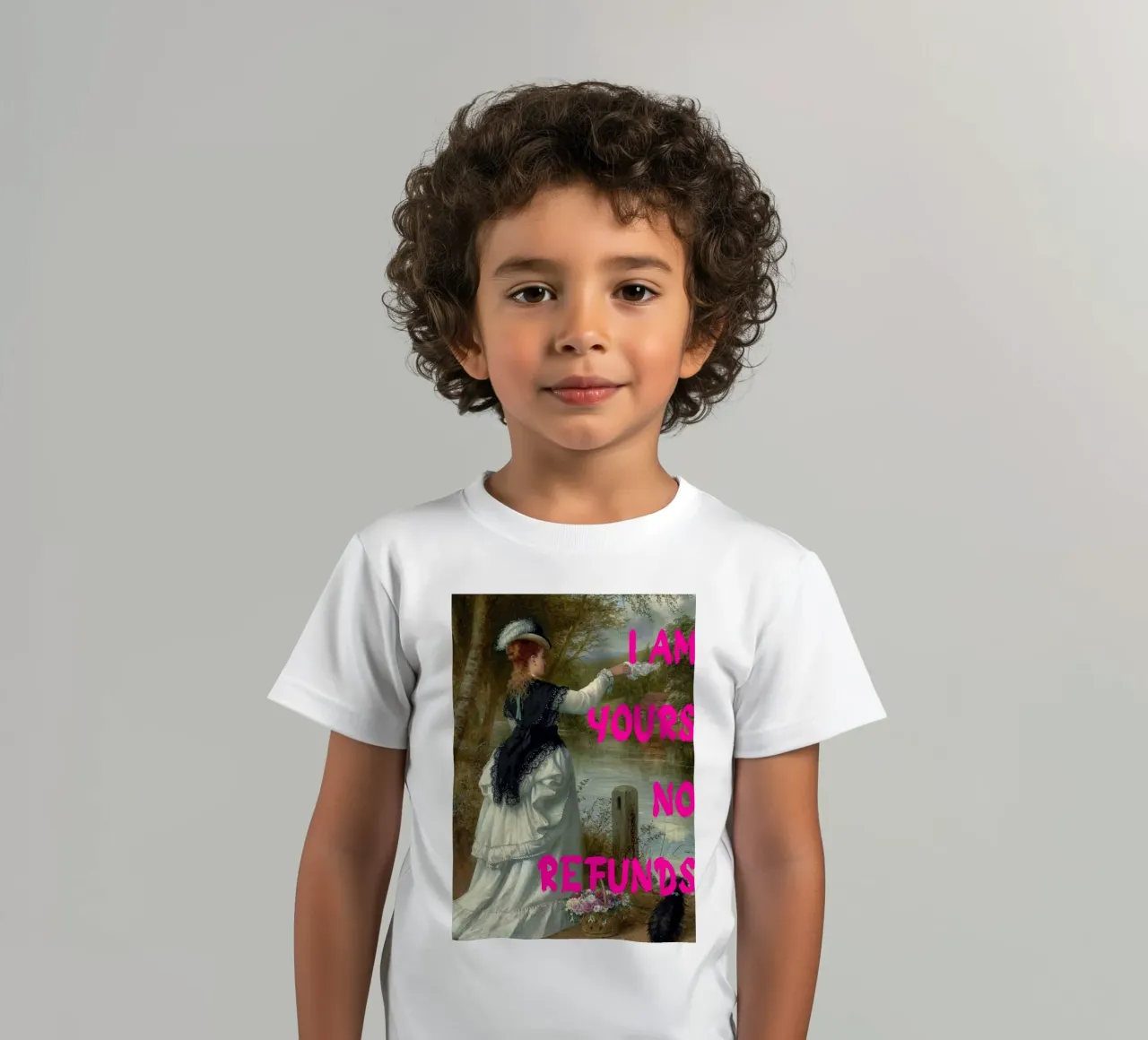 "Tuo, nessun rimborso" - Pop Art, Remix classico, umoristico, audace t-shirt bambini da NorwesClub