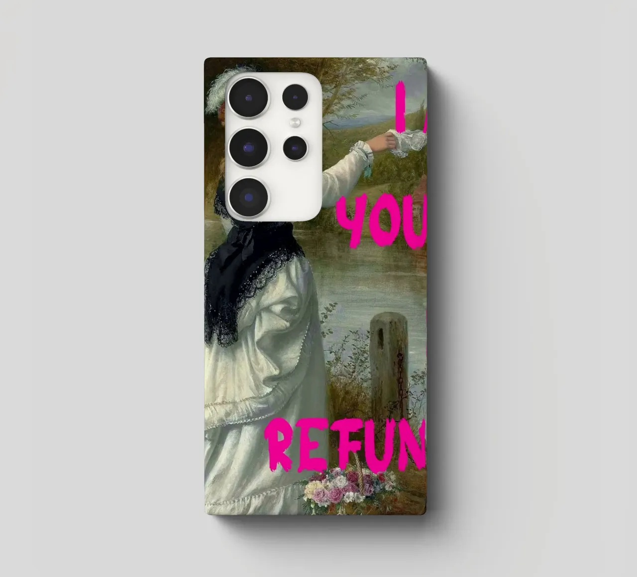 "Tuo, nessun rimborso" - Pop Art, Remix classico, umoristico, audace cover samsung da NorwesClub