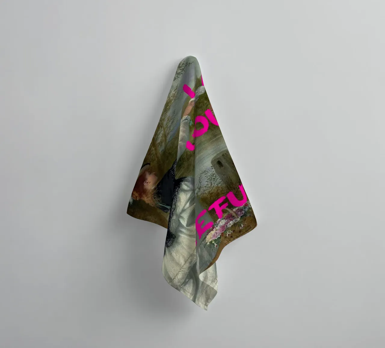 "Tuo, nessun rimborso" - Pop Art, Remix classico, umoristico, audace asciugamano da bagno da NorwesClub