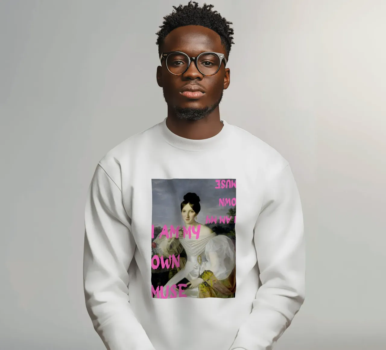 "My Own Muse" - Pop Art, Remix classico, Empowerment, Pink Ae felpa da NorwesClub