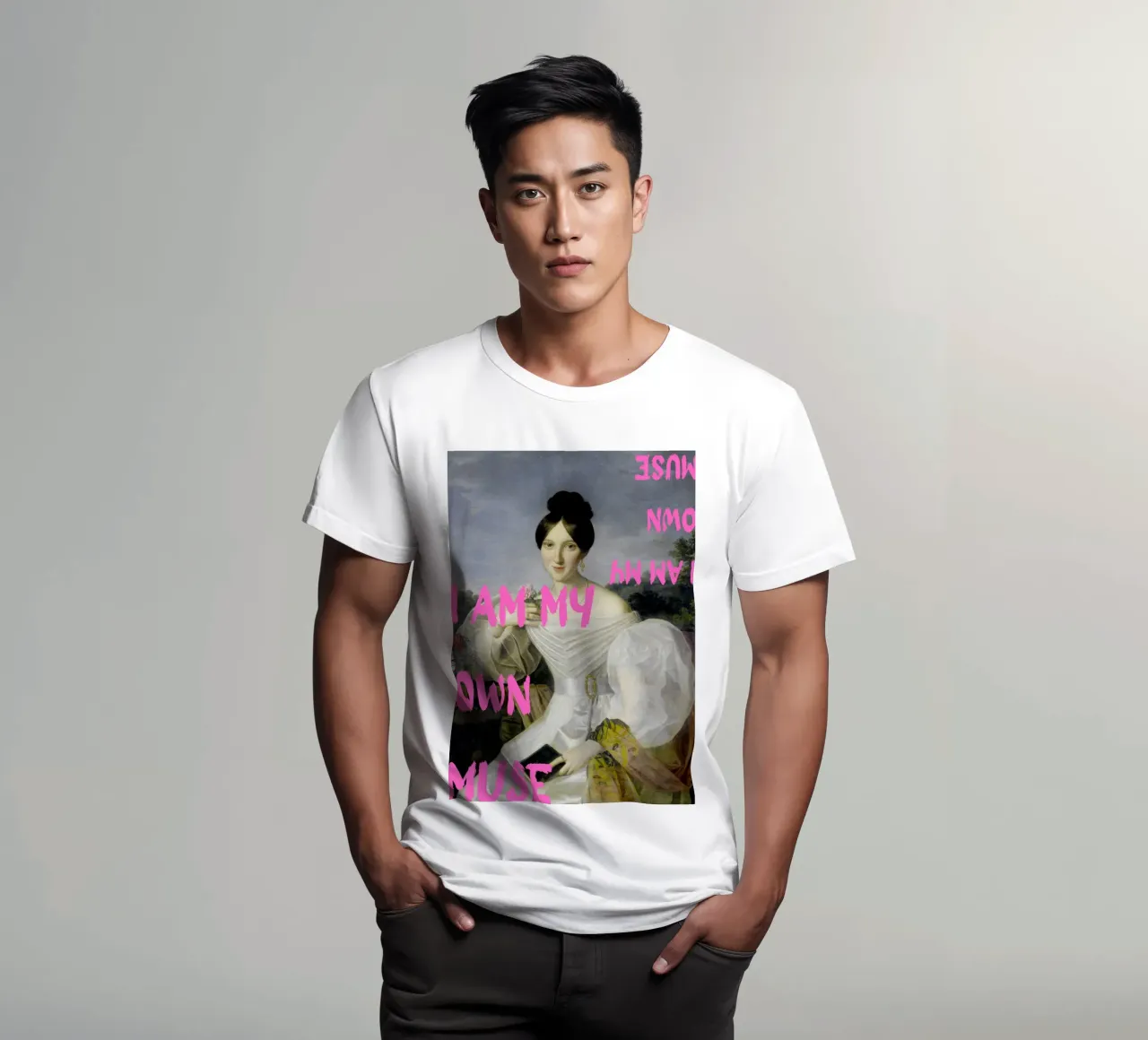 "My Own Muse" - Pop Art, Remix classico, Empowerment, Pink Ae t-shirt da NorwesClub