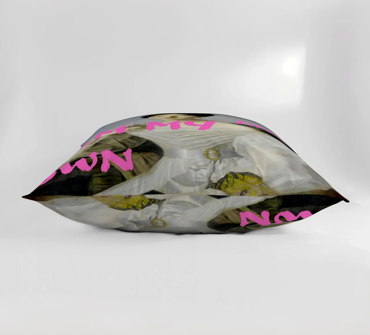 "My Own Muse" - Pop Art, Remix classico, Empowerment, Pink Ae cuscino da NorwesClub