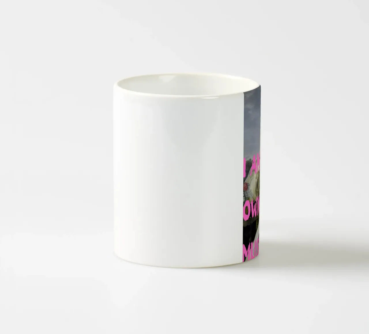 "My Own Muse" - Pop Art, Remix classico, Empowerment, Pink Ae tazza in ceramica da NorwesClub