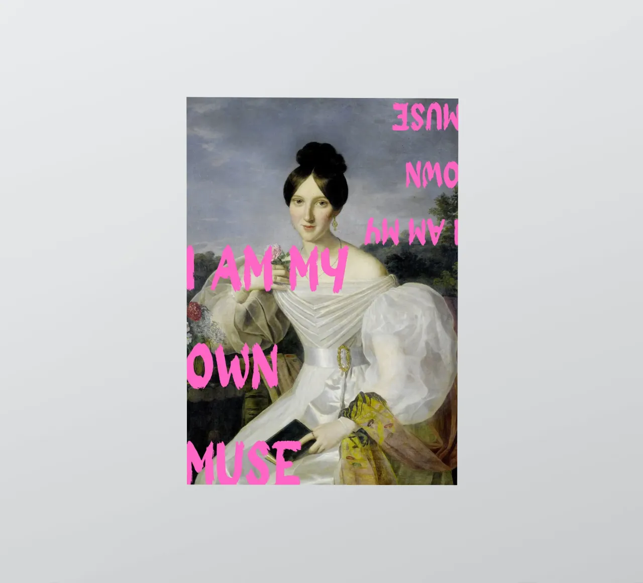 "My Own Muse" - Pop Art, Remix classico, Empowerment, Pink Ae adesivo da NorwesClub