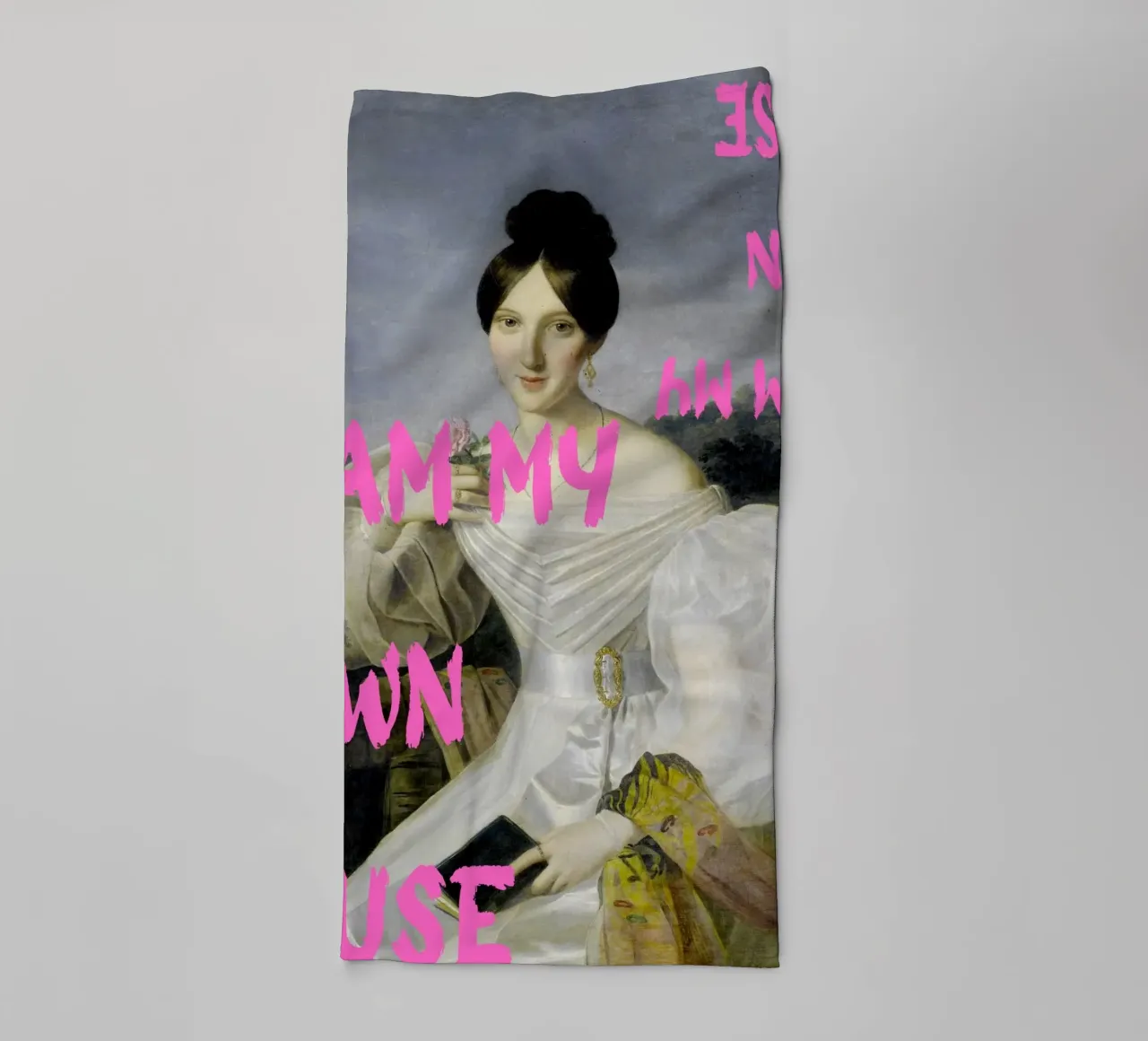 "My Own Muse" - Pop Art, Remix classico, Empowerment, Pink Ae asciugamano da bagno da NorwesClub