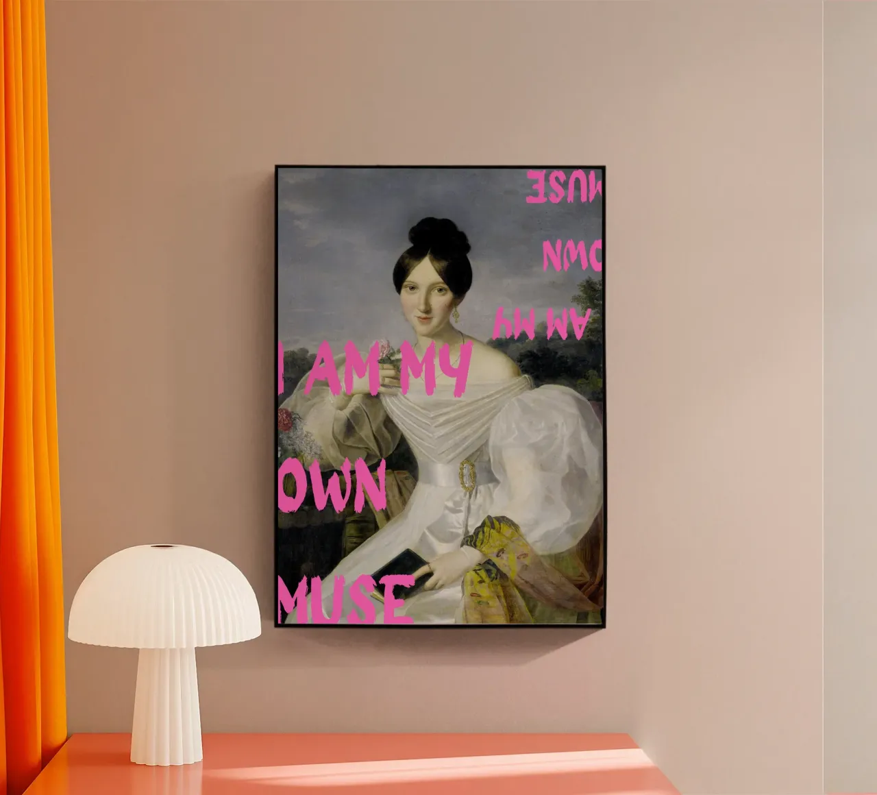 "My Own Muse" - Pop Art, Remix classico, Empowerment, Pink Ae plexiglass da NorwesClub