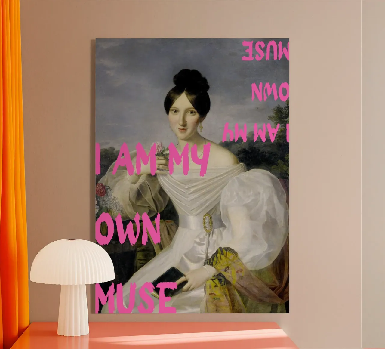"My Own Muse" - Pop Art, Remix classico, Empowerment, Pink Ae plexiglass da NorwesClub
