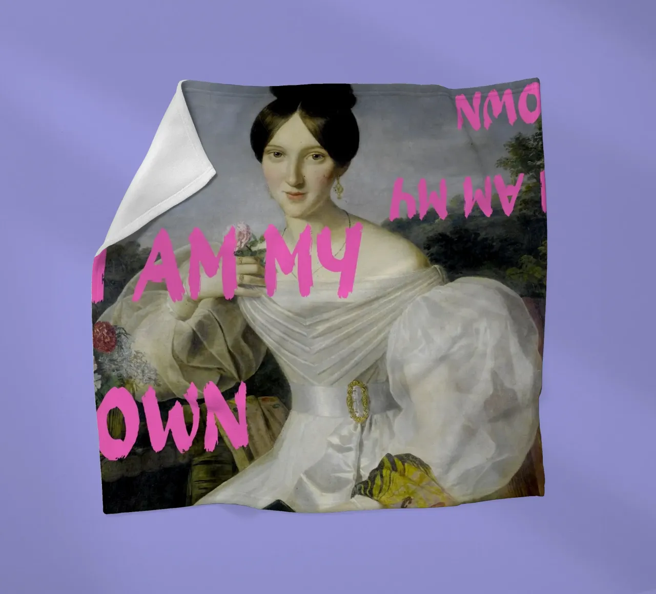 "My Own Muse" - Pop Art, Remix classico, Empowerment, Pink Ae coperta in pile da NorwesClub