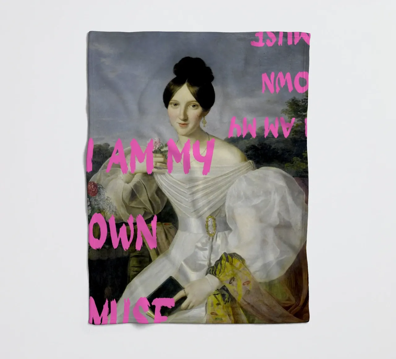 "My Own Muse" - Pop Art, Remix classico, Empowerment, Pink Ae coperta in pile da NorwesClub