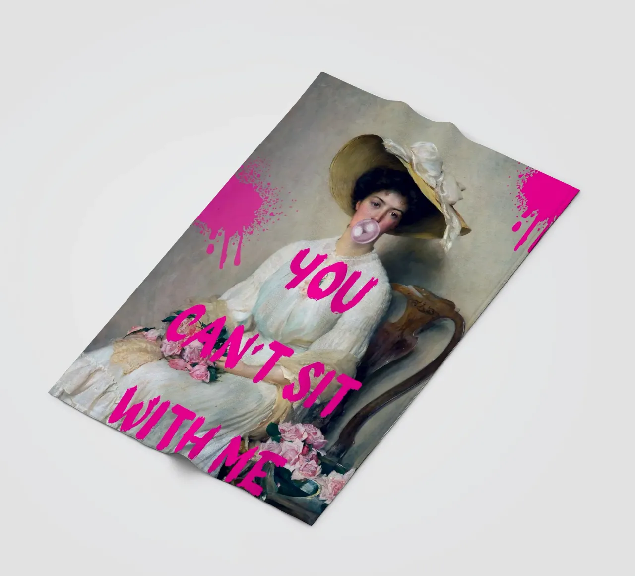 "Can't Sit With Me" - Pop Art, Remix classico, Meme Culture, coperta in pile da NorwesClub