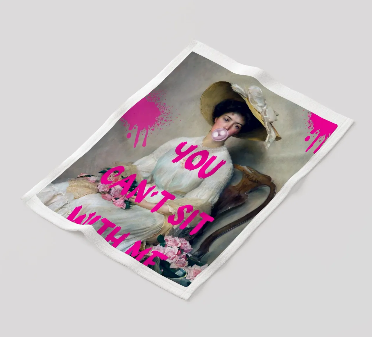 "Can't Sit With Me" - Pop Art, Remix classico, Meme Culture, coperta in pile da NorwesClub
