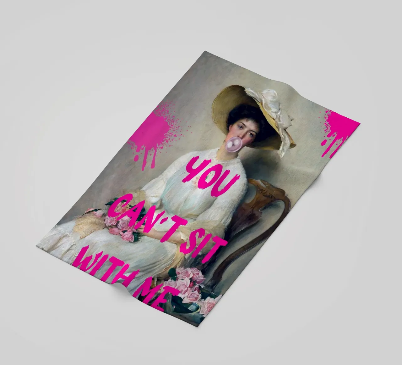"Can't Sit With Me" - Pop Art, Remix classico, Meme Culture, telo mare da NorwesClub