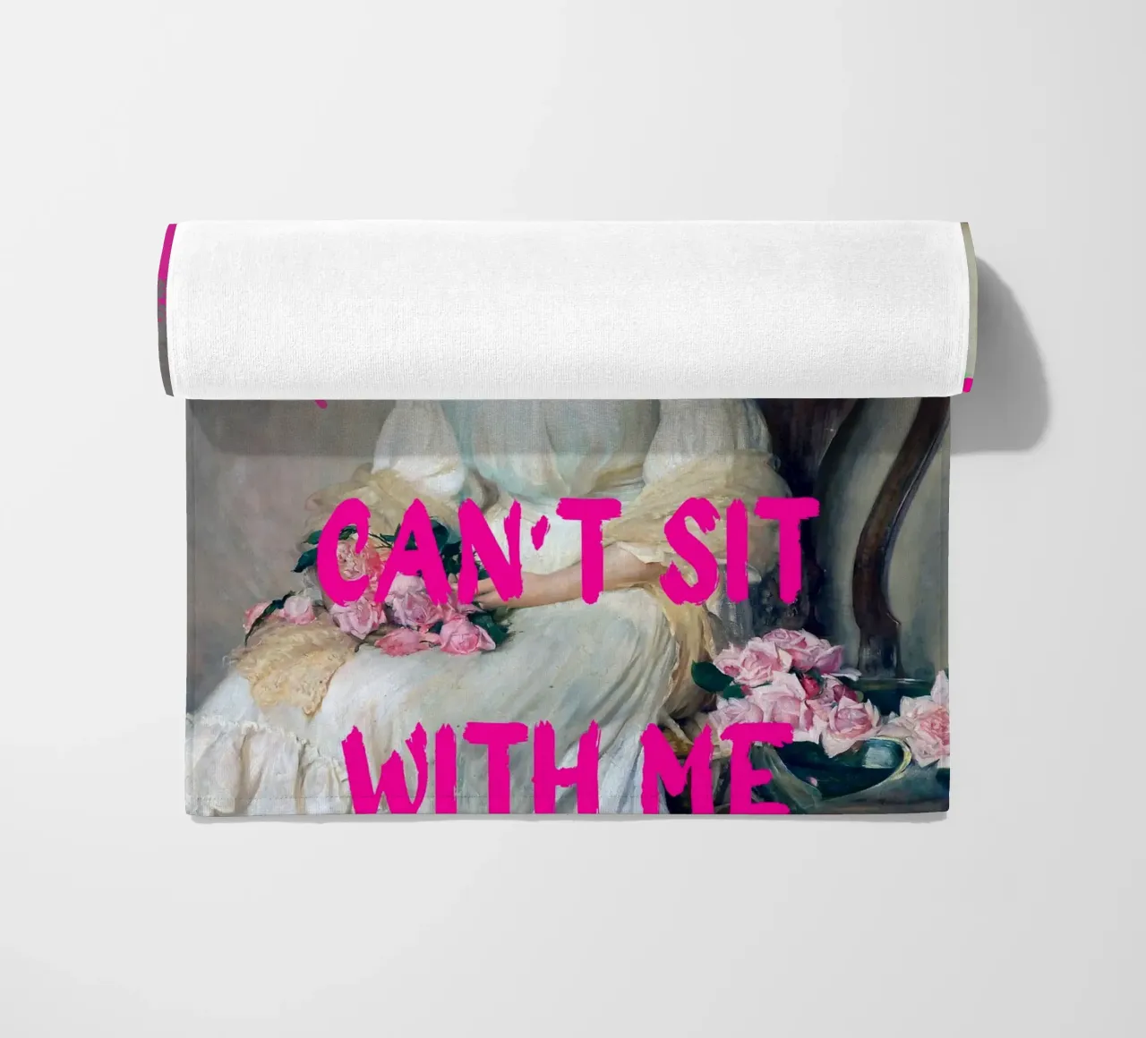 "Can't Sit With Me" - Pop Art, Remix classico, Meme Culture, telo mare da NorwesClub