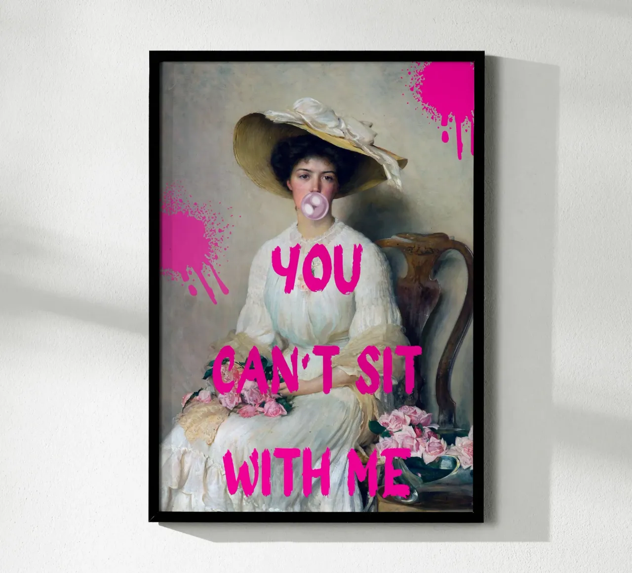 "Can't Sit With Me" - Pop Art, Remix classico, Meme Culture, poster da NorwesClub
