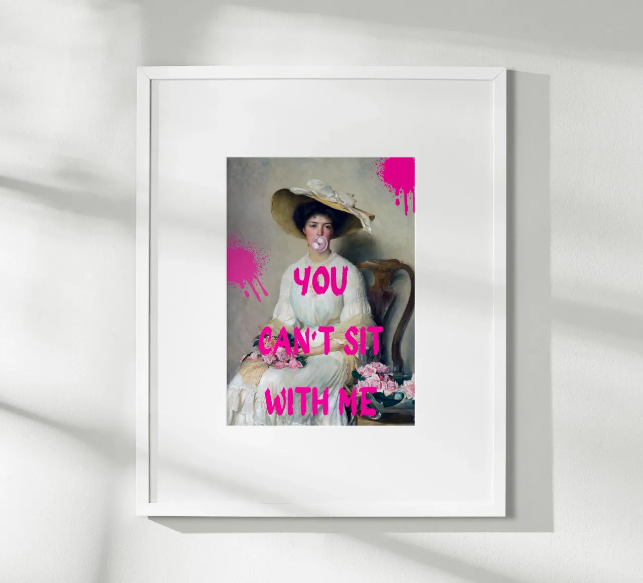 "Can't Sit With Me" - Pop Art, Remix classico, Meme Culture, poster da NorwesClub