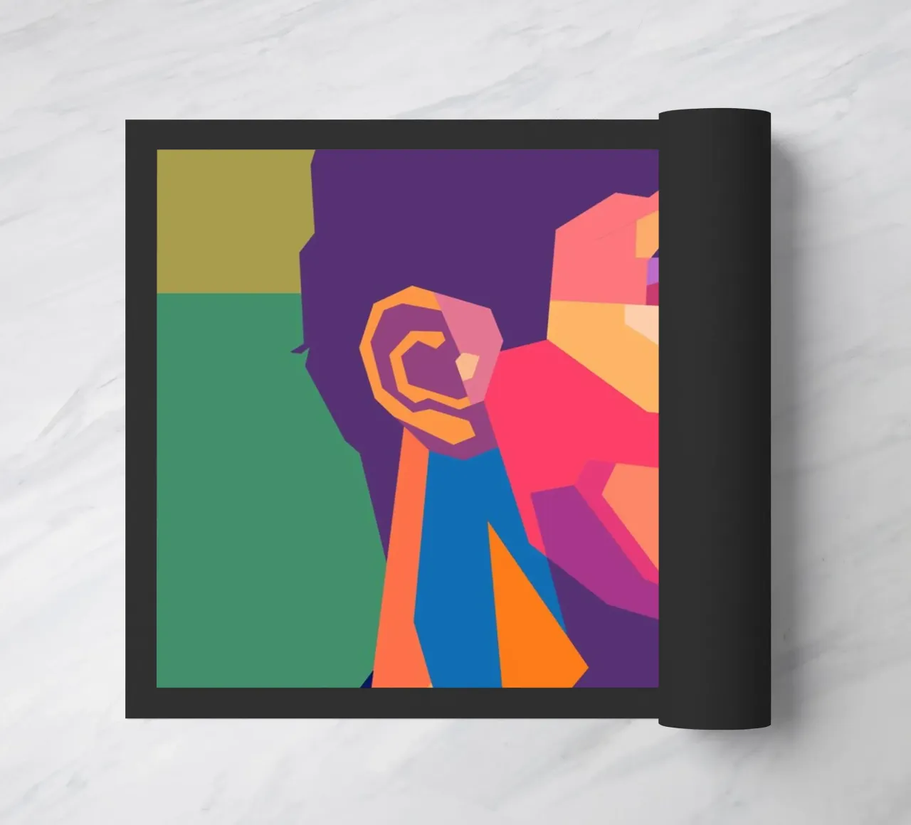 Ritratto pop art di Julian Alvarez zerbino da Hantamrata