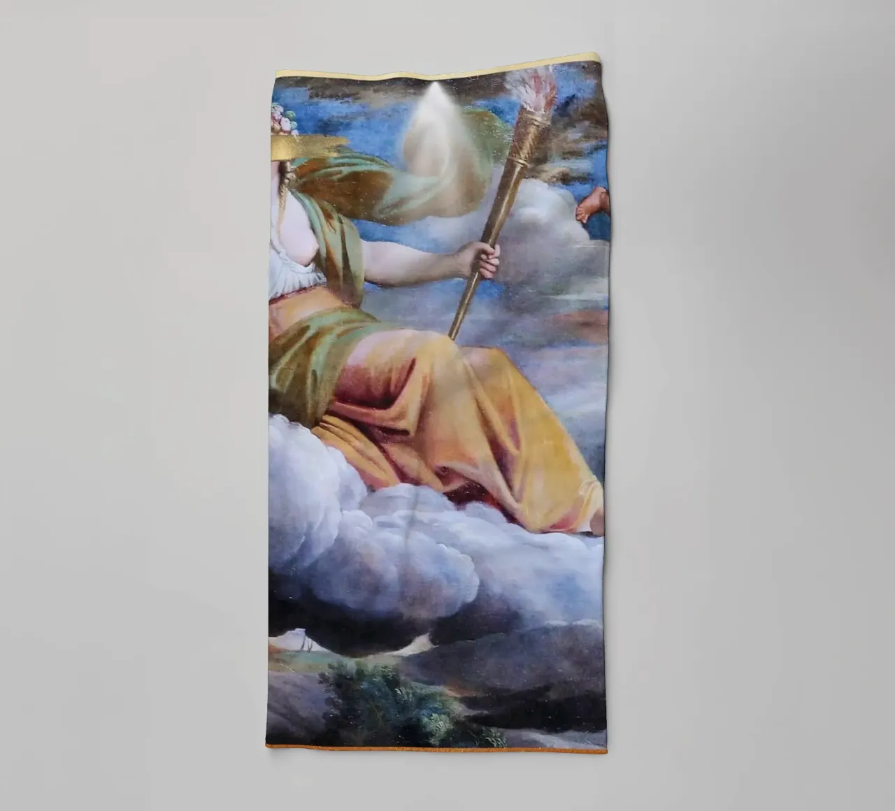 "Dea d'oro" - Carracci, Remix barocco, mistico, lussuoso asciugamano da bagno da NorwesClub