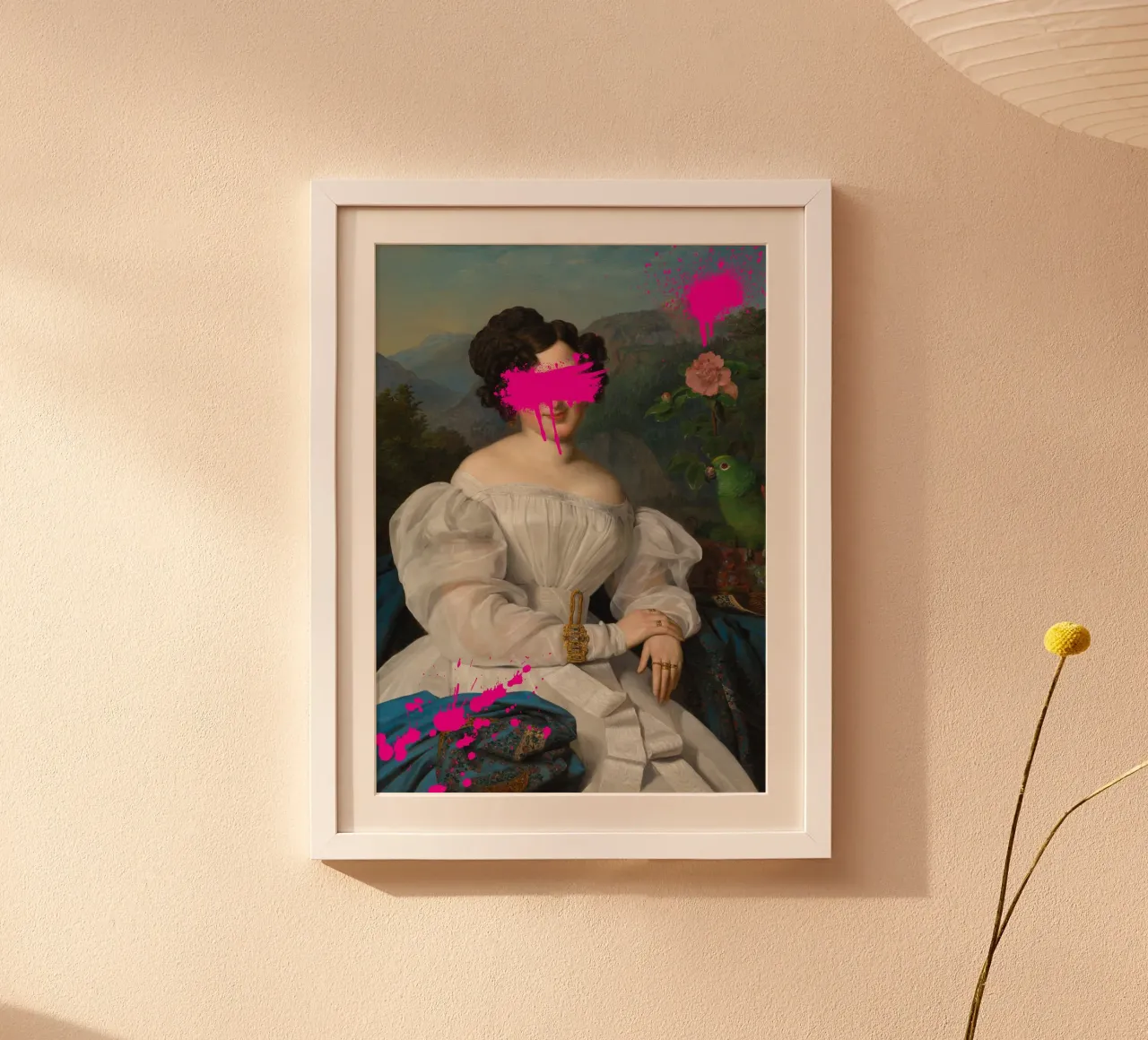 "Pink Blur" - Remix classico, arte di strada, vibrante, tagliente poster da NorwesClub