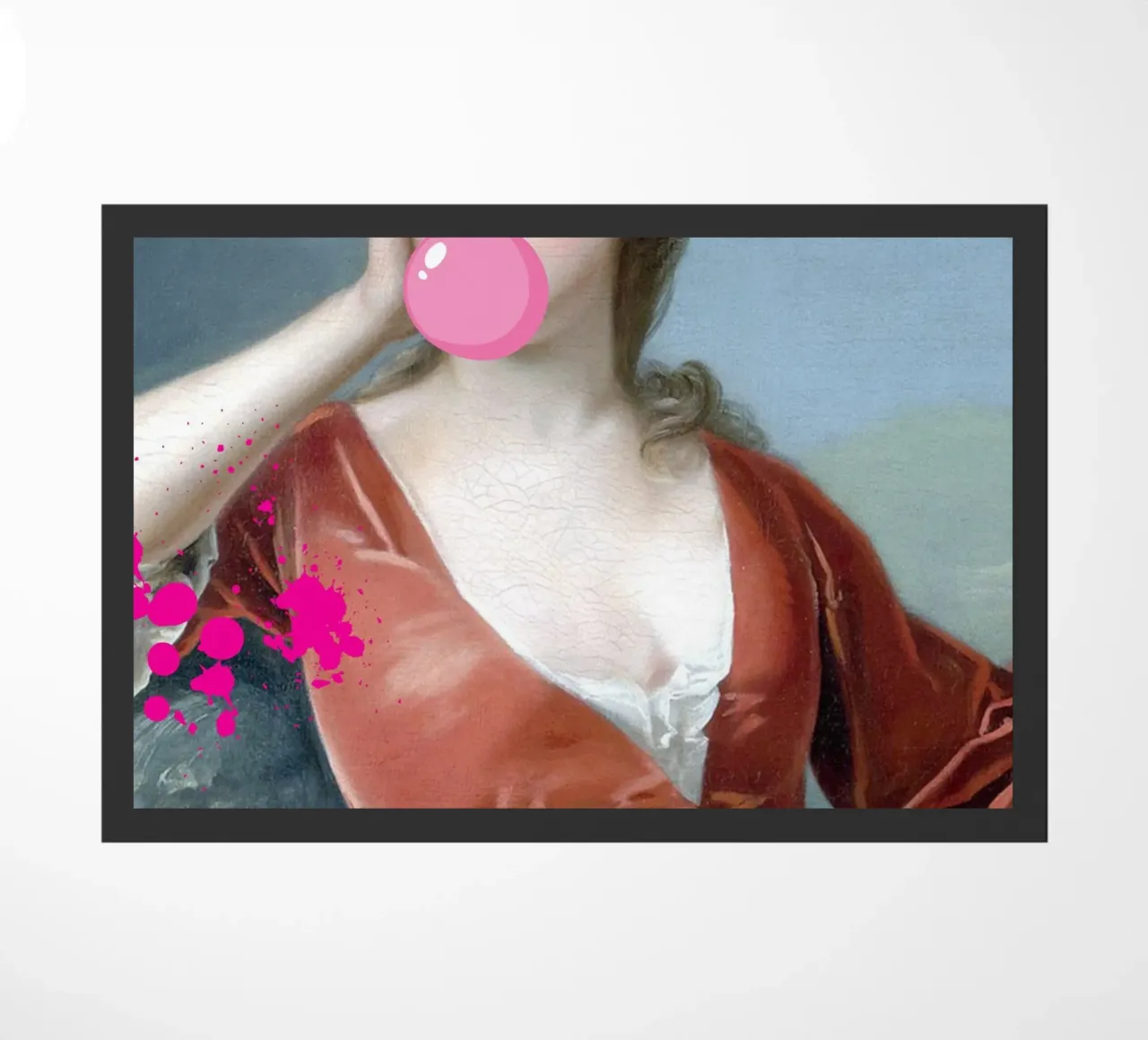 "Bubblegum Queen" - Pop Art, Remix classico, giocoso, di tendenza zerbino da NorwesClub