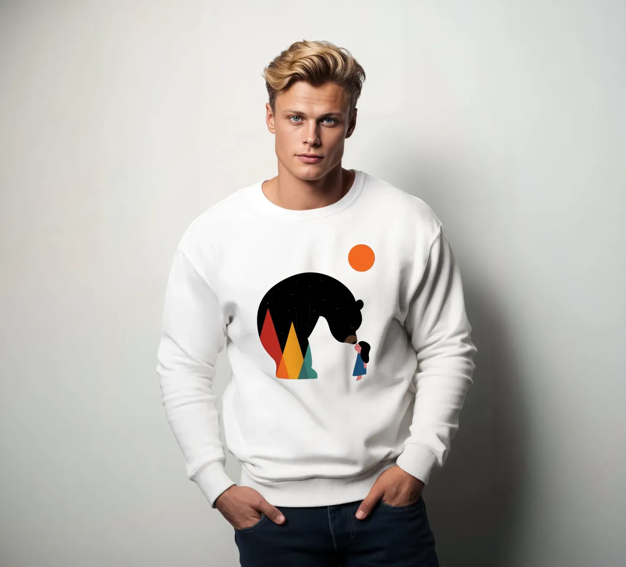 Nose To Nose sweatshirt by Andy Westface