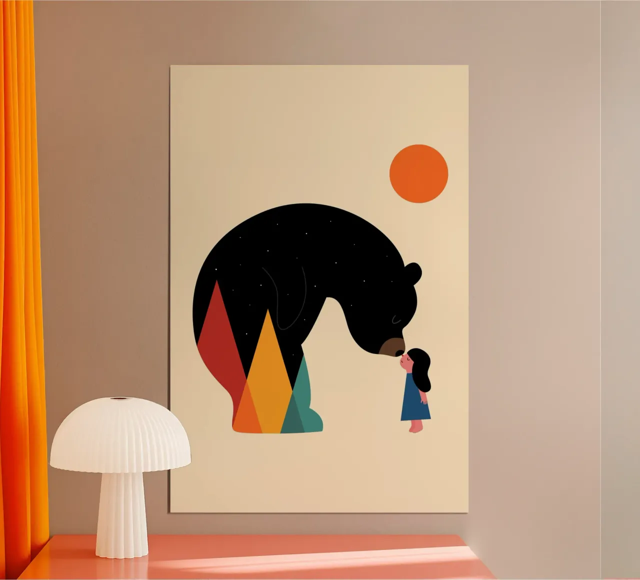 Nase zu Nase Poster von Andy Westface