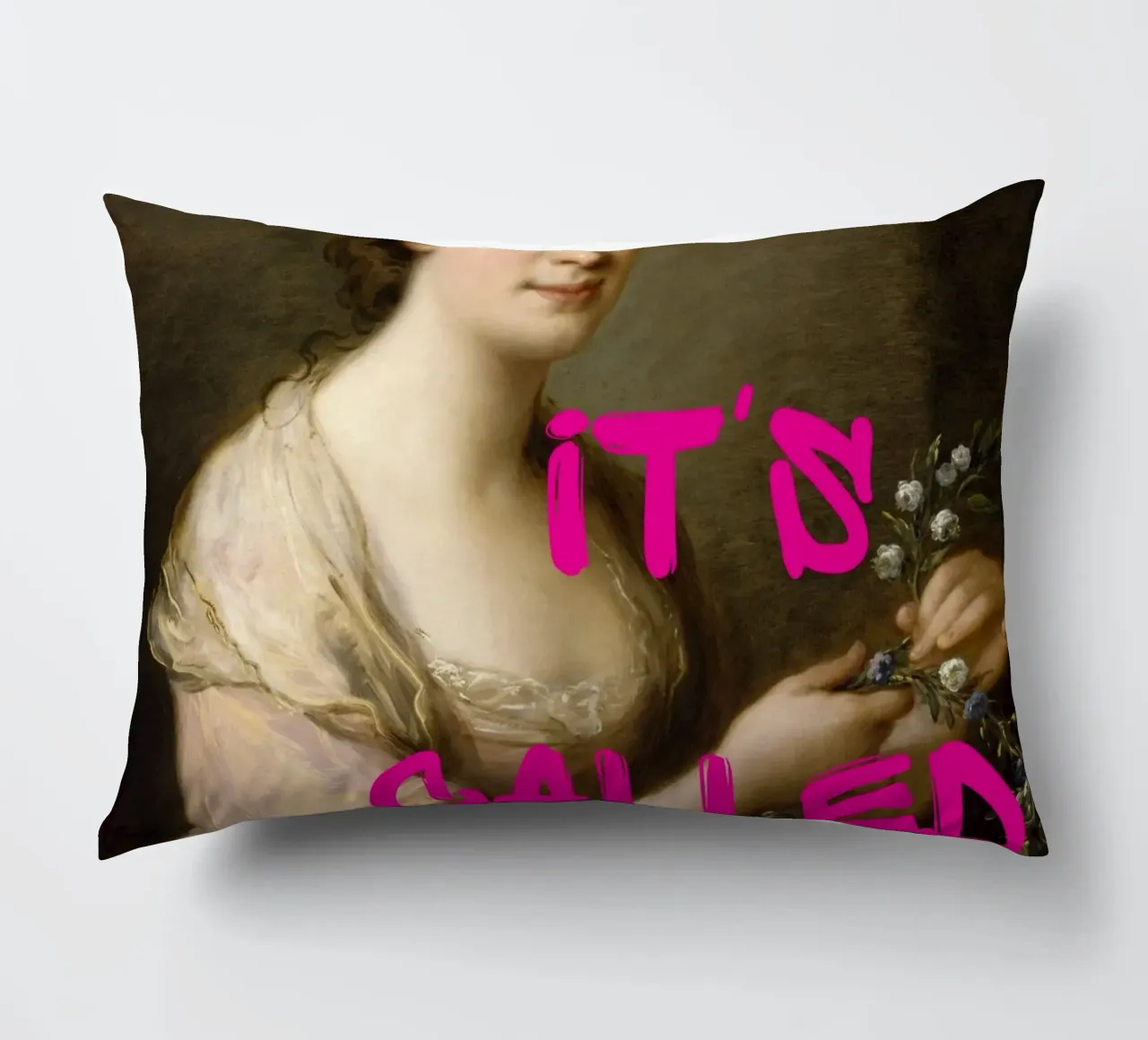 "Si chiama moda" - Kauffman, Pop Art, Trendy, Umoristico cuscino da NorwesClub