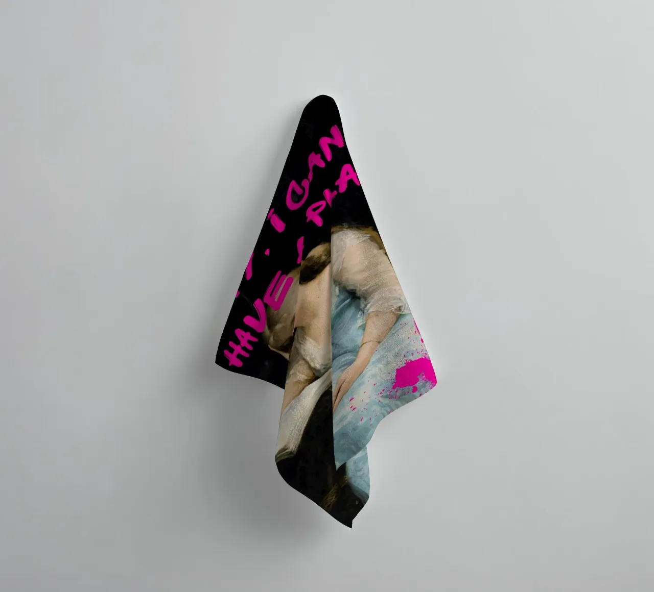 "Scusate, ho un piano" - Bashkirtseff, Pop Art, Umorismo, Tren asciugamano da bagno da NorwesClub