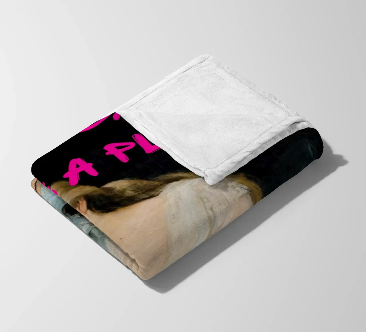 "Scusate, ho un piano" - Bashkirtseff, Pop Art, Umorismo, Tren coperta in pile da NorwesClub