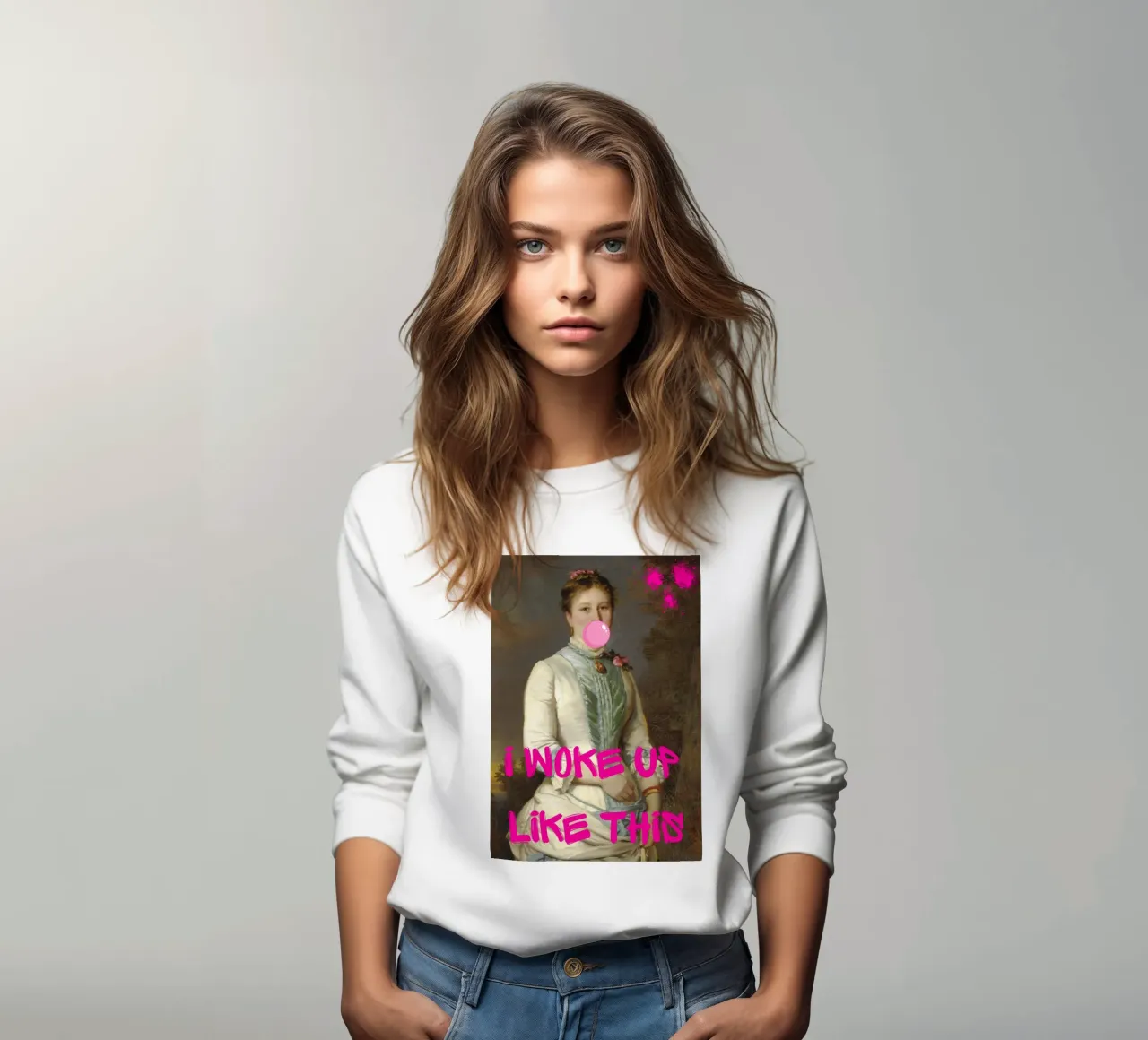 "Woke Up Like This" - Pop Art, Remix classico, Umoristico, Tren felpa da NorwesClub