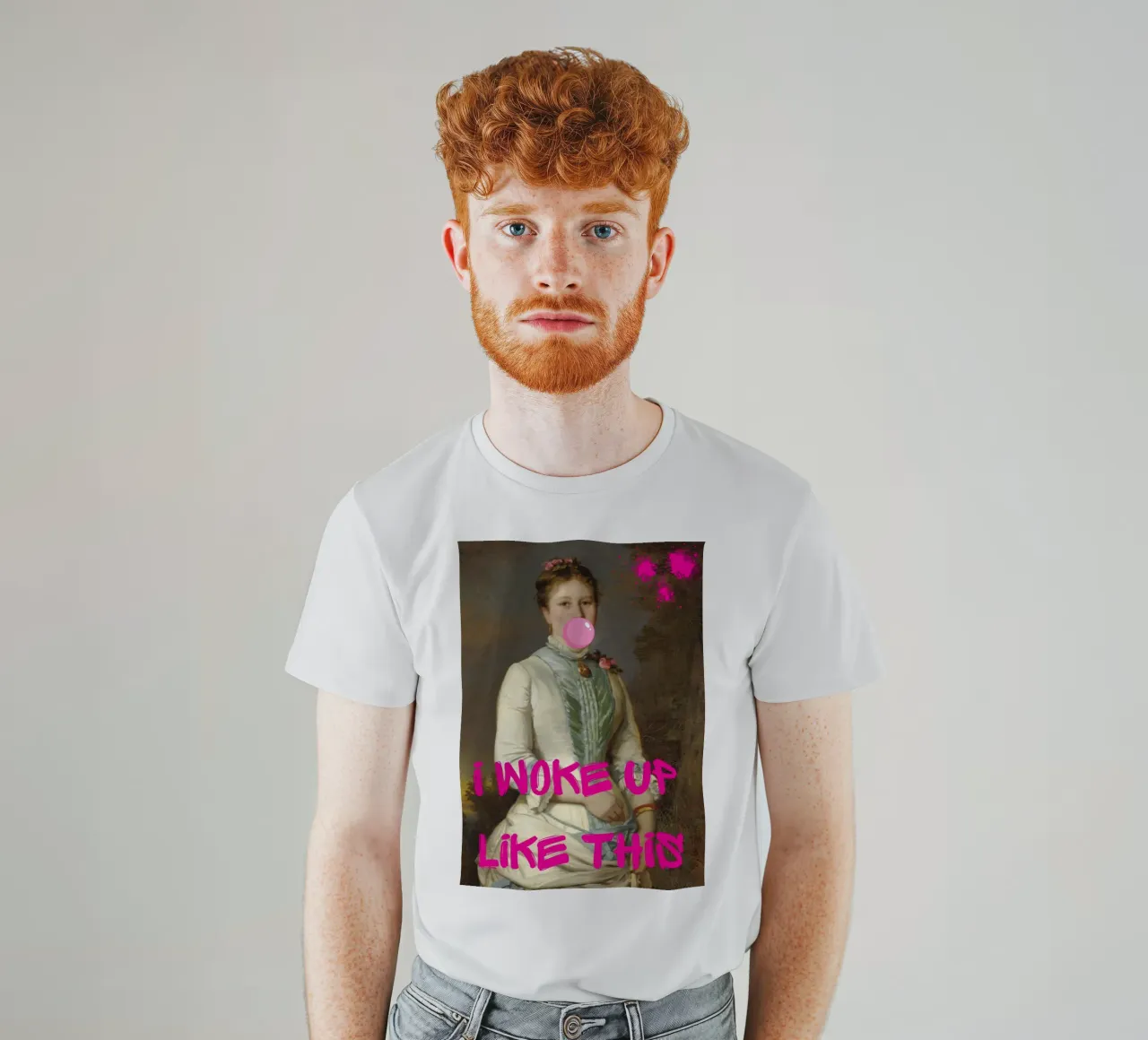 "Woke Up Like This" - Pop Art, Remix classico, Umoristico, Tren t-shirt da NorwesClub