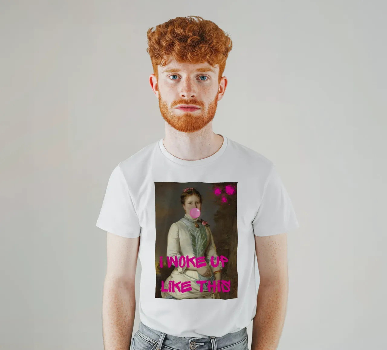 "Woke Up Like This" - Pop Art, Remix classico, Umoristico, Tren t-shirt da NorwesClub