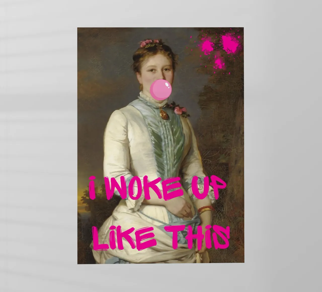 "Woke Up Like This" - Pop Art, Remix classico, Umoristico, Tren pellicola backlit da NorwesClub