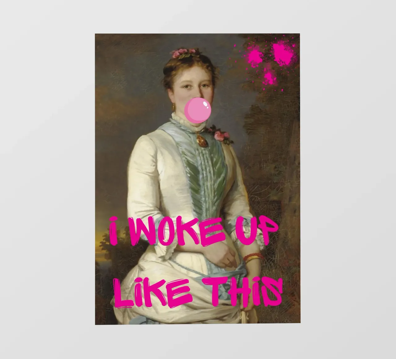 "Woke Up Like This" - Pop Art, Remix classico, Umoristico, Tren pellicola backlit da NorwesClub