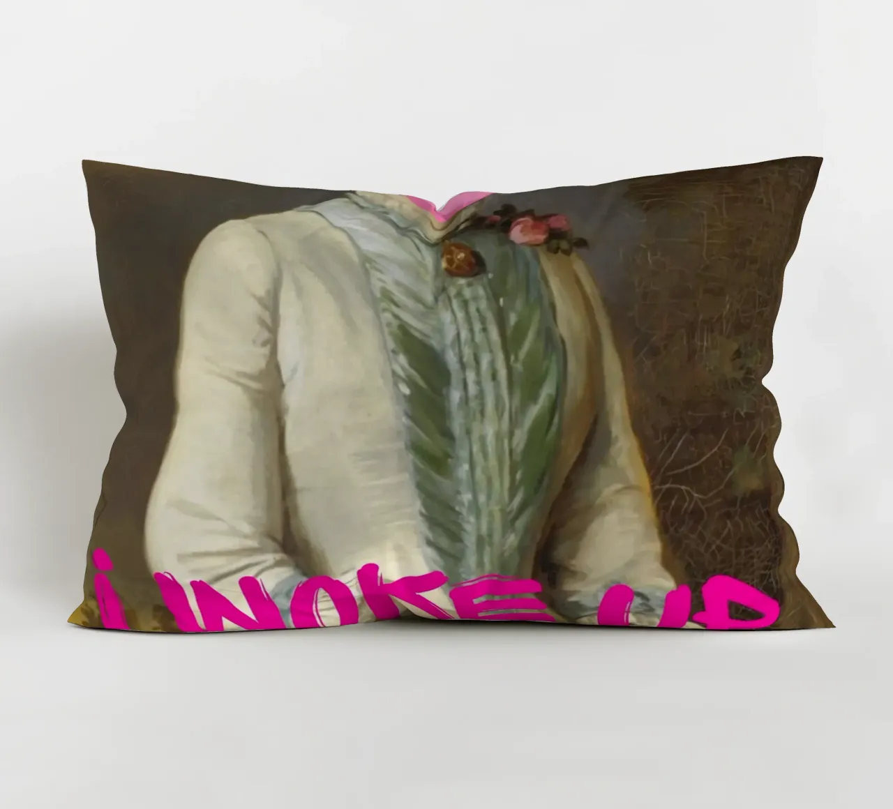 "Woke Up Like This" - Pop Art, Remix classico, Umoristico, Tren cuscino da NorwesClub