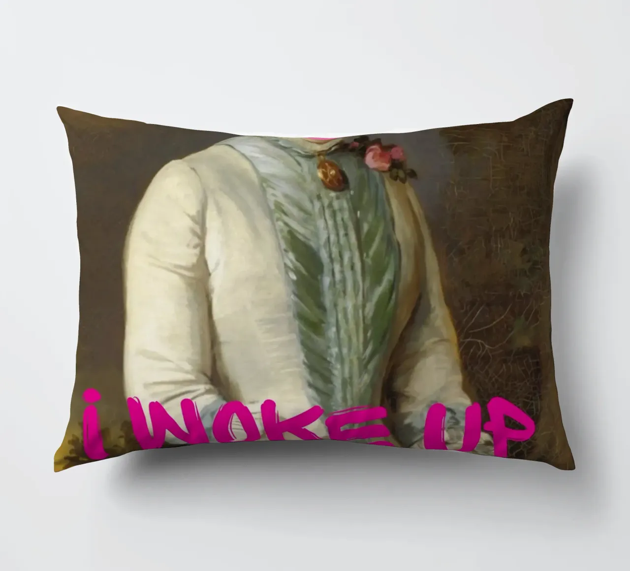 "Woke Up Like This" - Pop Art, Remix classico, Umoristico, Tren cuscino da NorwesClub