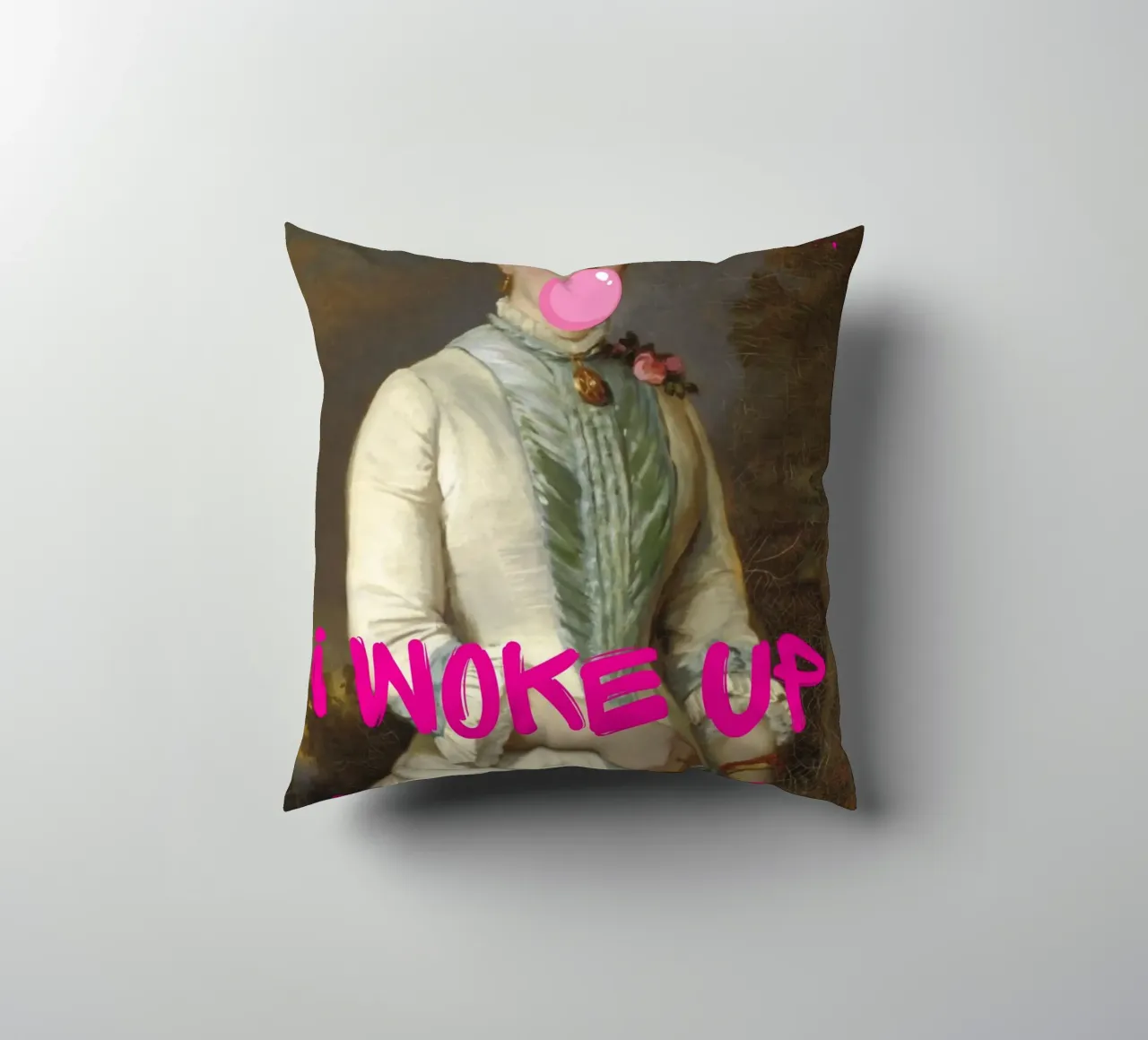 "Woke Up Like This" - Pop Art, Remix classico, Umoristico, Tren cuscino da NorwesClub