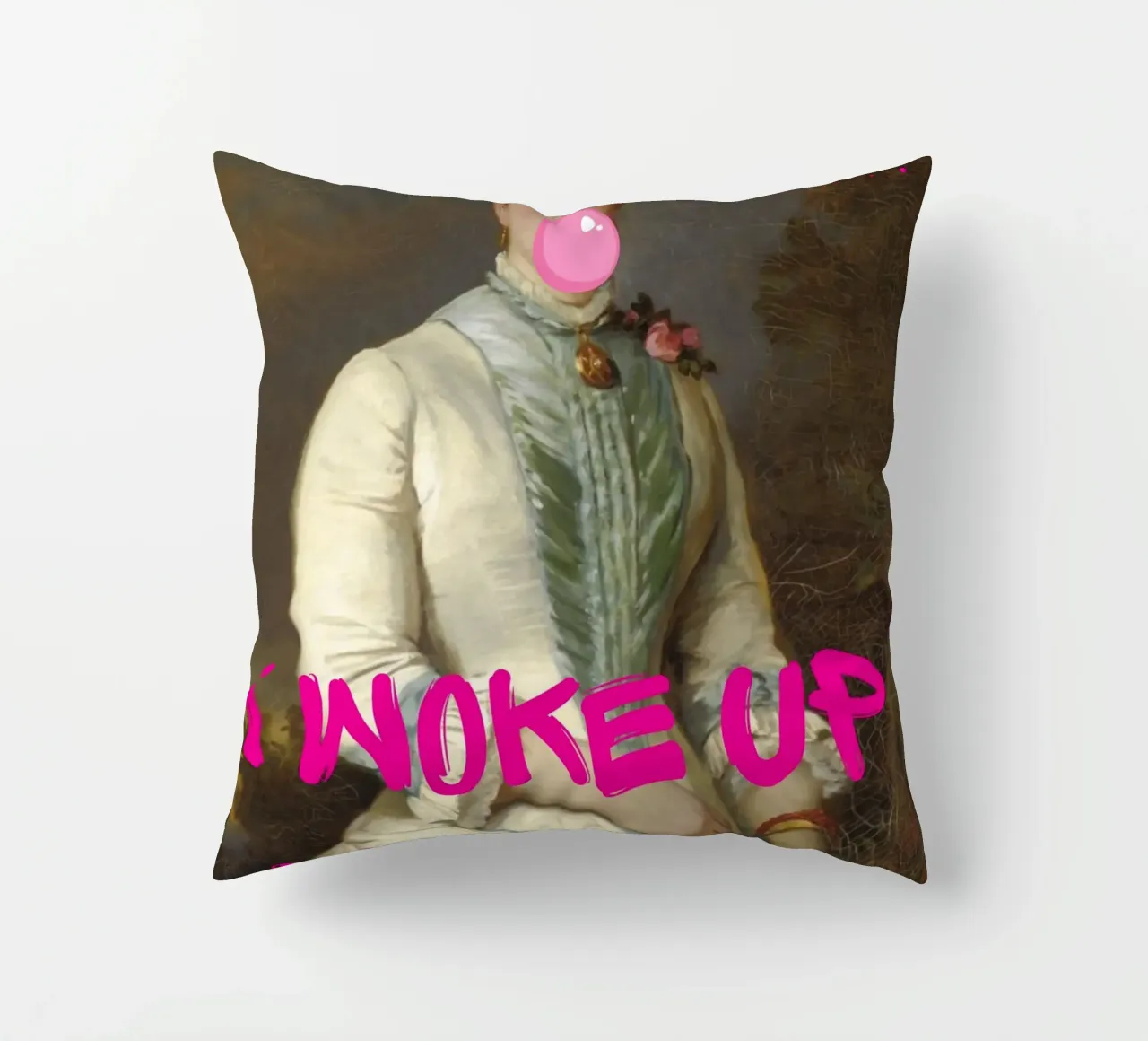 "Woke Up Like This" - Pop Art, Remix classico, Umoristico, Tren cuscino da NorwesClub