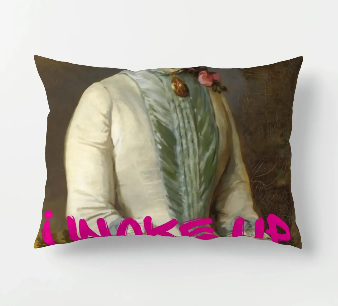 "Woke Up Like This" - Pop Art, Remix classico, Umoristico, Tren cuscino da NorwesClub