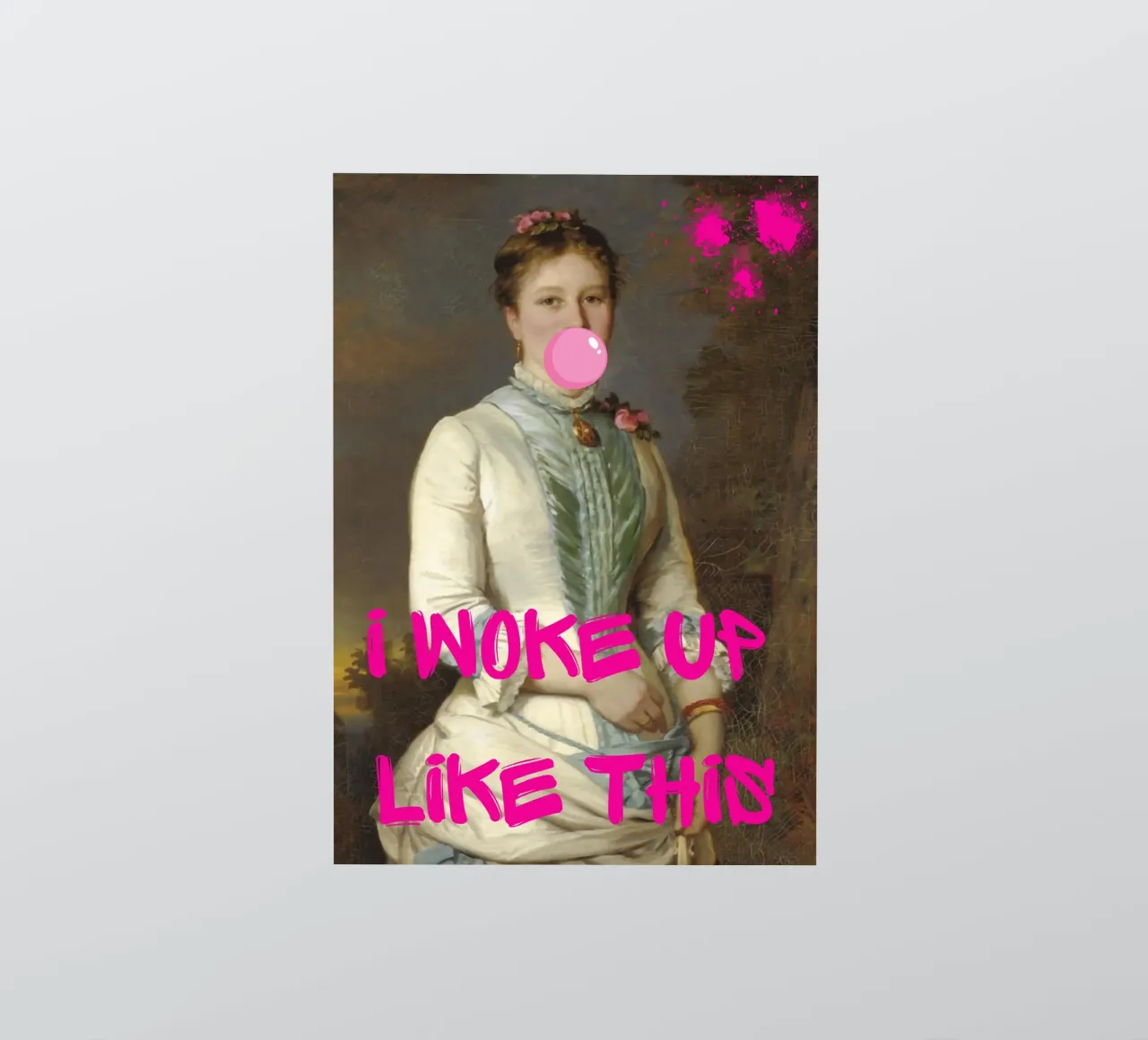 "Woke Up Like This" - Pop Art, Remix classico, Umoristico, Tren adesivo da NorwesClub
