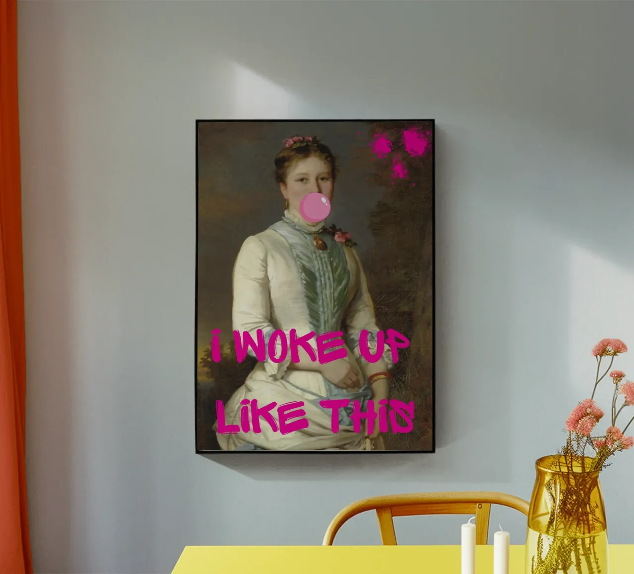 "Woke Up Like This" - Pop Art, Remix classico, Umoristico, Tren plexiglass da NorwesClub