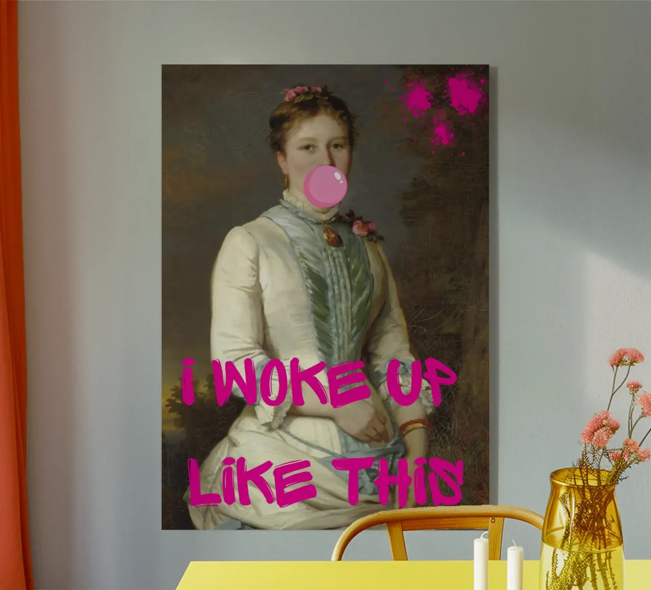 "Woke Up Like This" - Pop Art, Remix classico, Umoristico, Tren plexiglass da NorwesClub