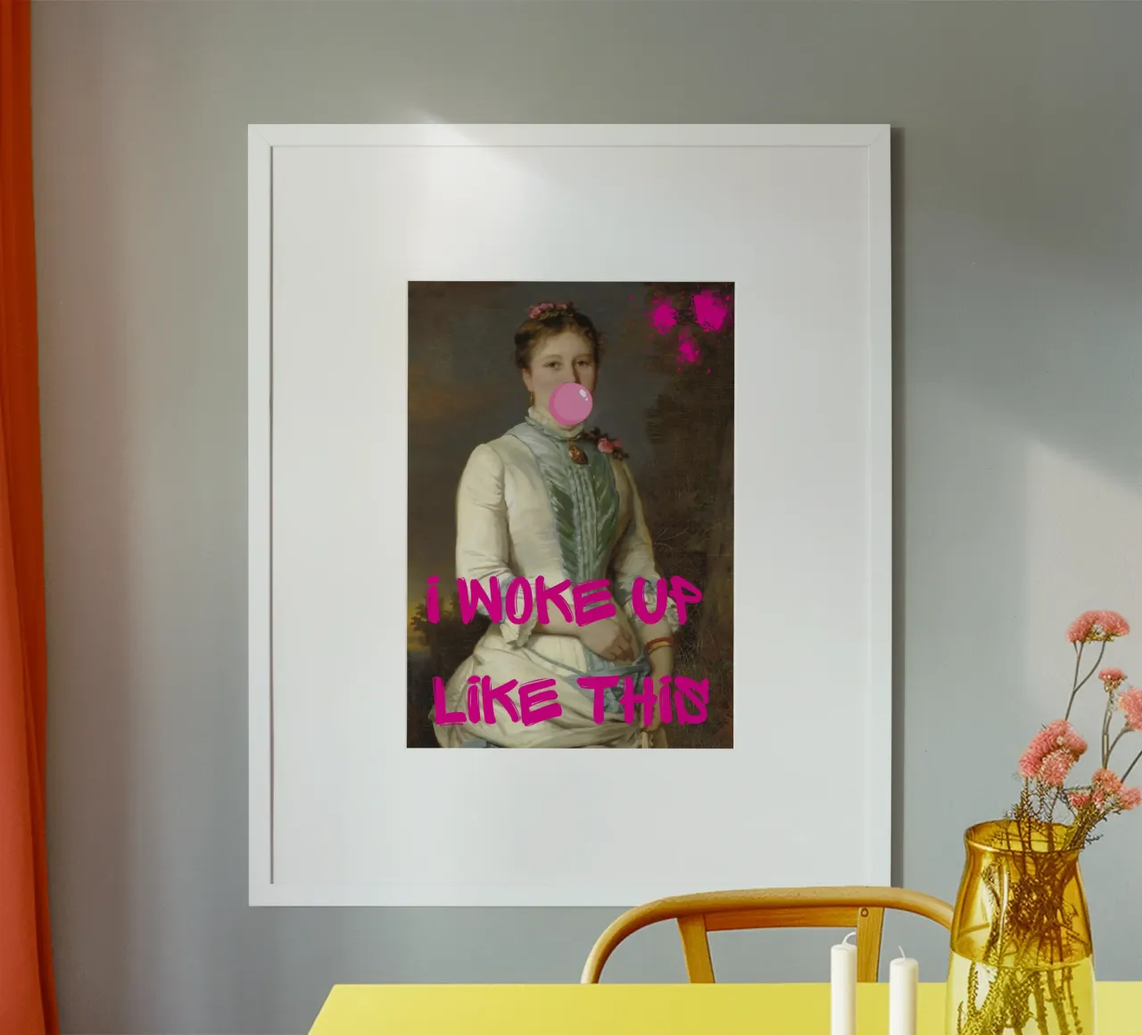 "Woke Up Like This" - Pop Art, Remix classico, Umoristico, Tren carta hahnemühle da NorwesClub