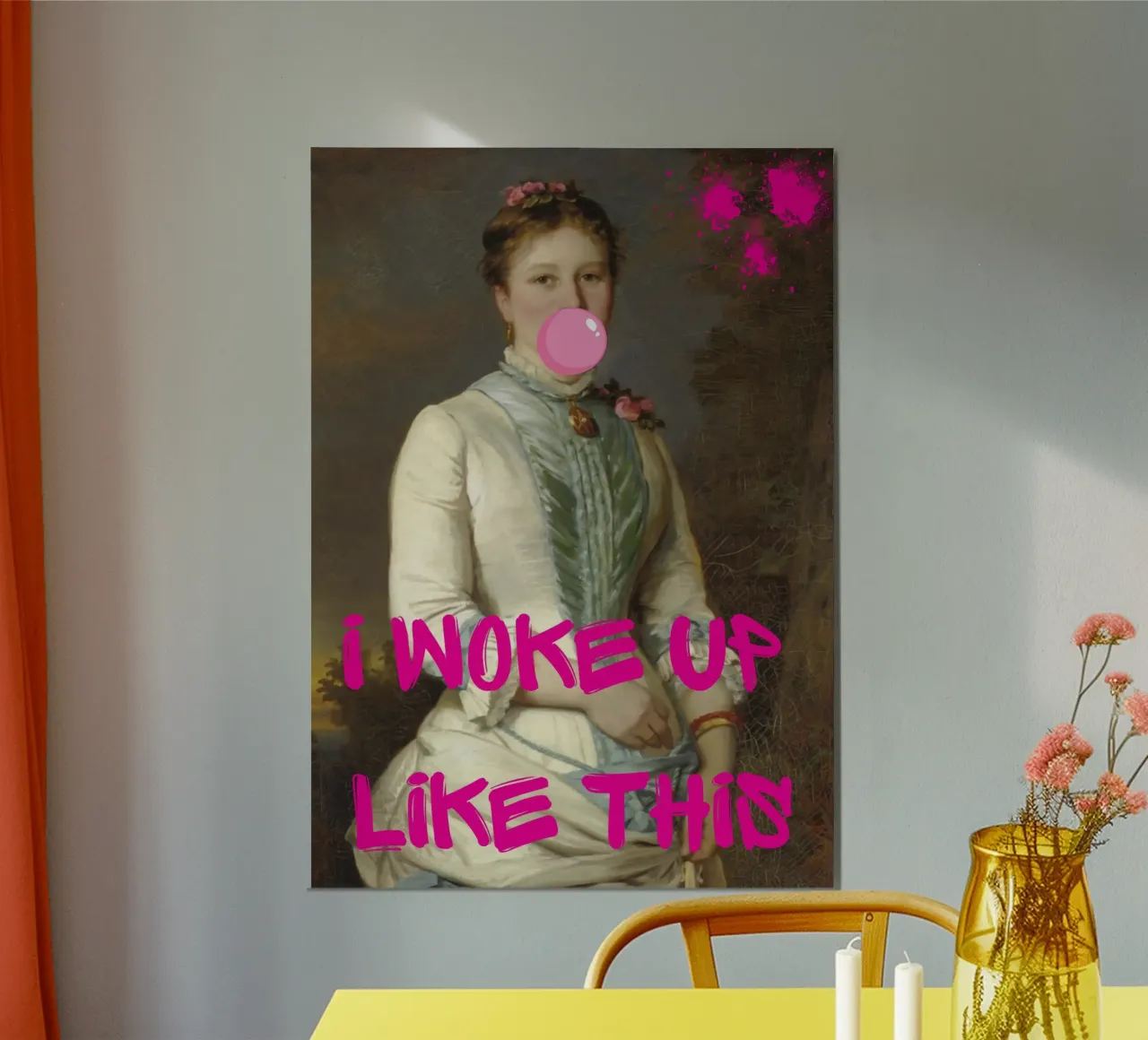 "Woke Up Like This" - Pop Art, Remix classico, Umoristico, Tren carta hahnemühle da NorwesClub