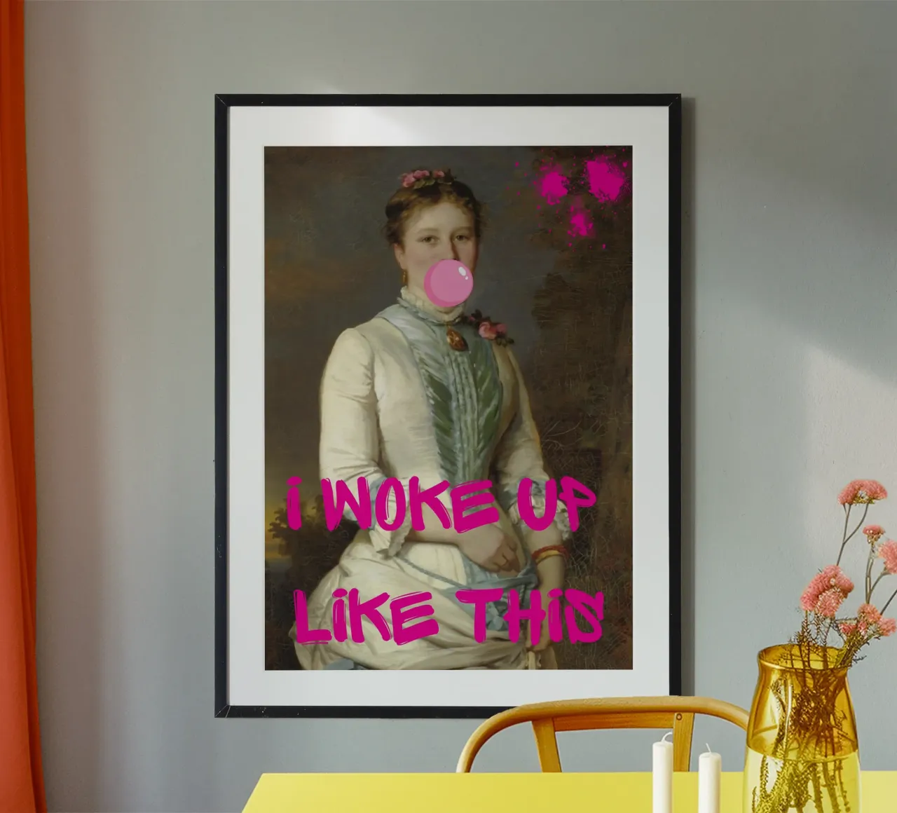 "Woke Up Like This" - Pop Art, Remix classico, Umoristico, Tren carta hahnemühle da NorwesClub