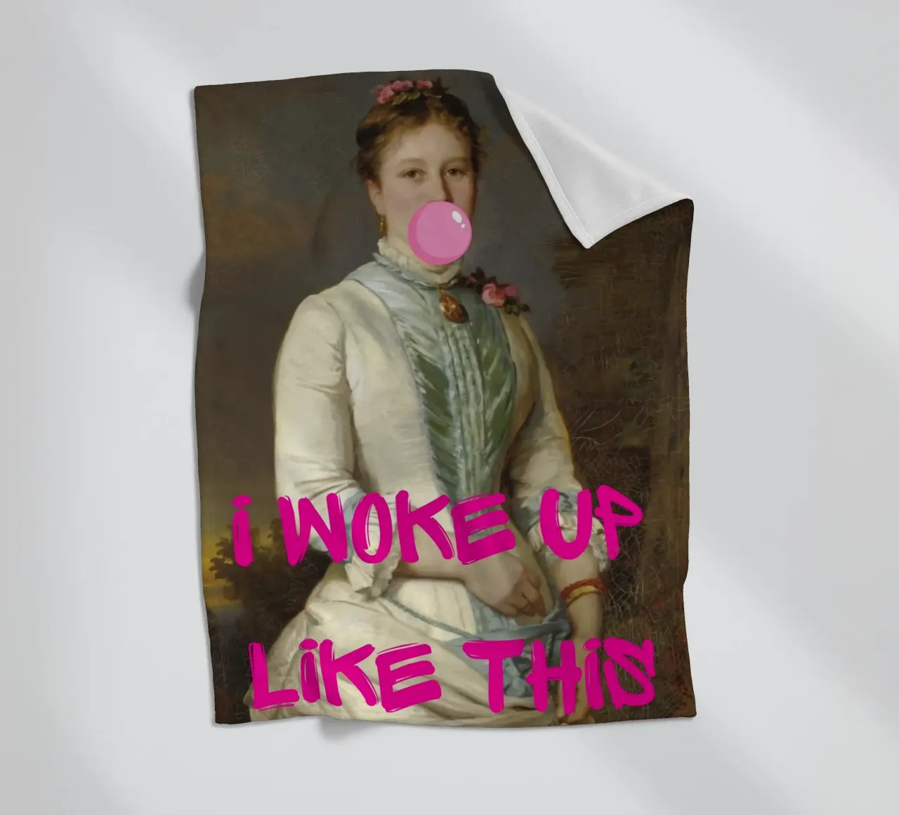 "Woke Up Like This" - Pop Art, Remix classico, Umoristico, Tren coperta in pile da NorwesClub