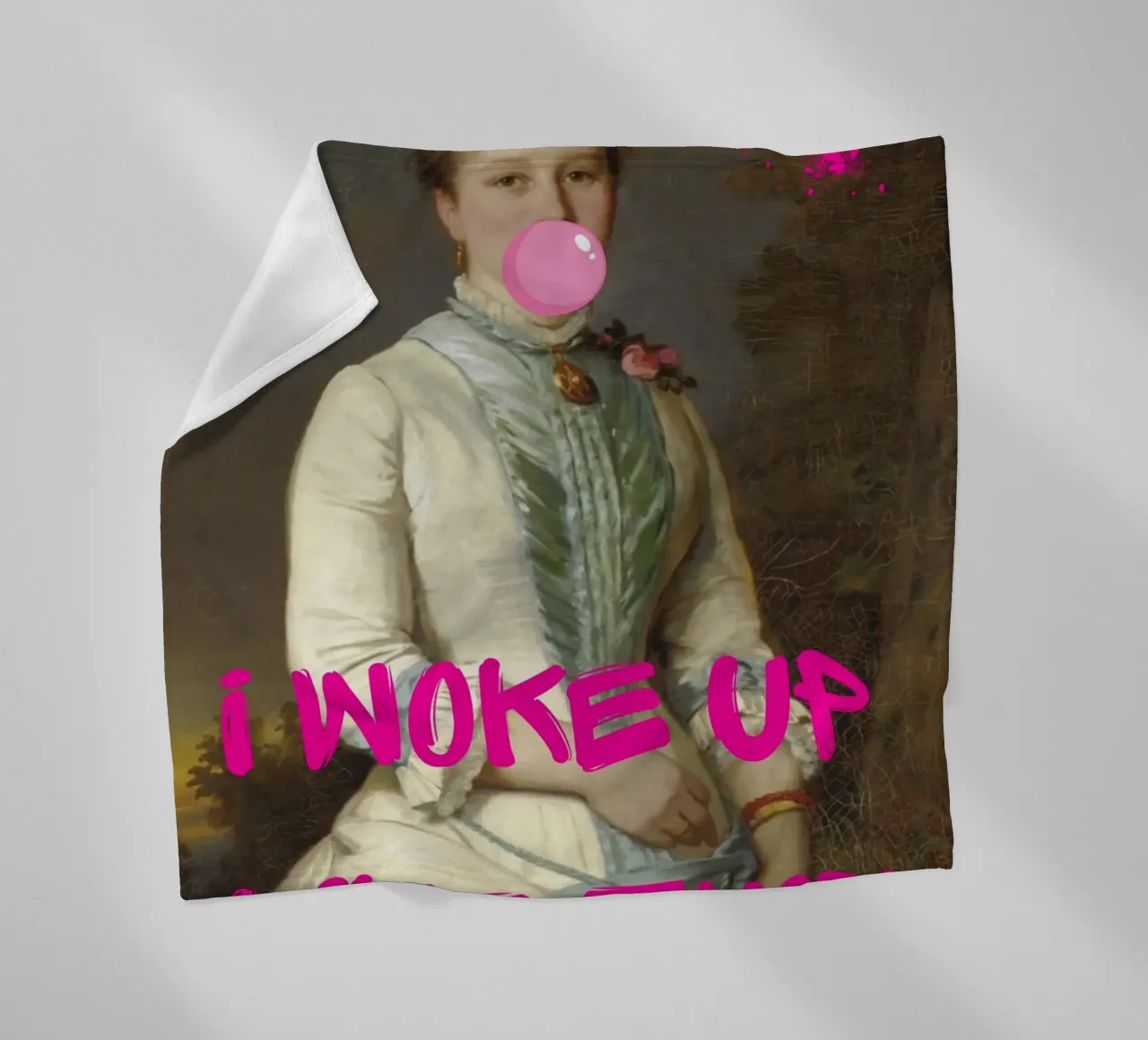 "Woke Up Like This" - Pop Art, Remix classico, Umoristico, Tren coperta in pile da NorwesClub