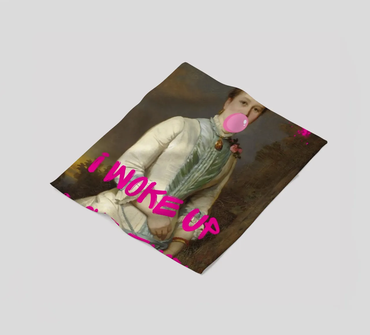 "Woke Up Like This" - Pop Art, Remix classico, Umoristico, Tren coperta in pile da NorwesClub